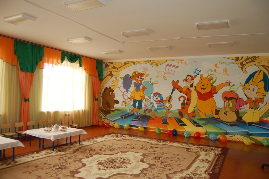 Музыкальный зал в ДОУ