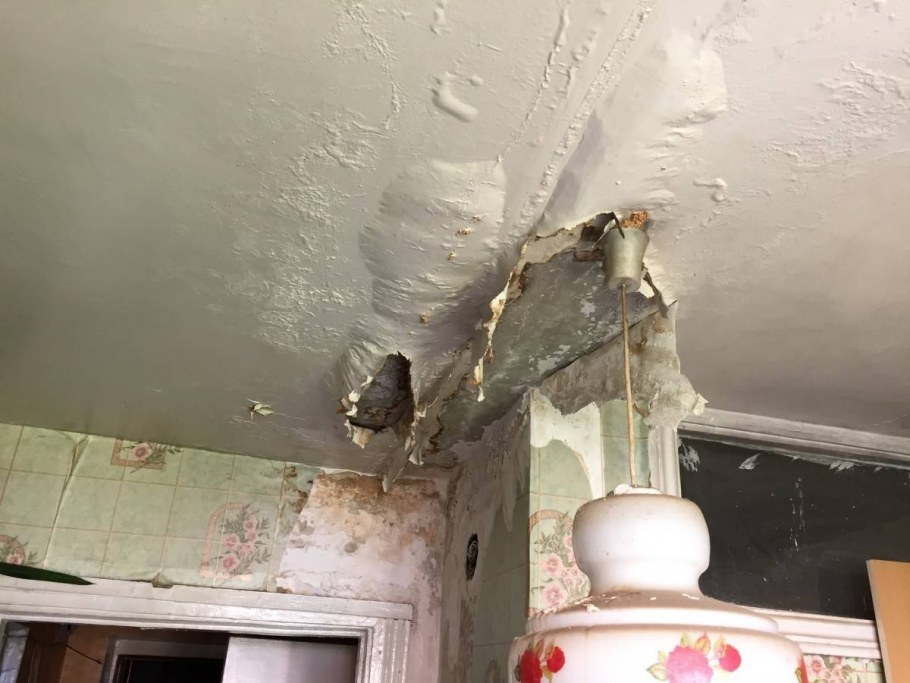 Протечка потолка