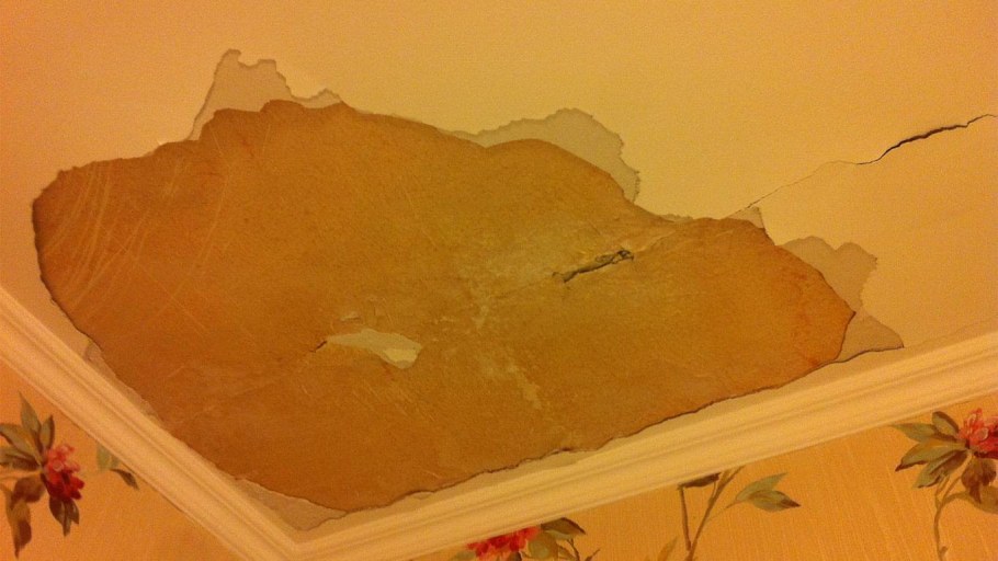 Шпатлёвка после затопления