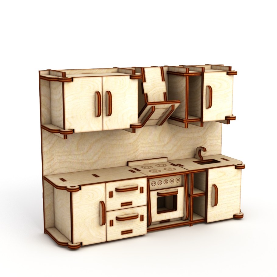 Кухня из фанеры