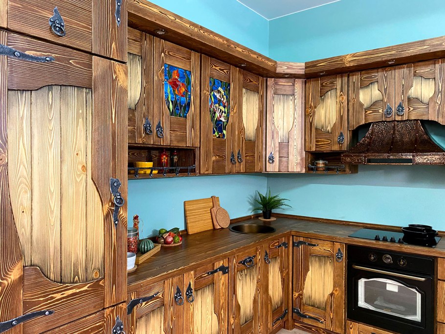 Экостиль в интерьере кухни