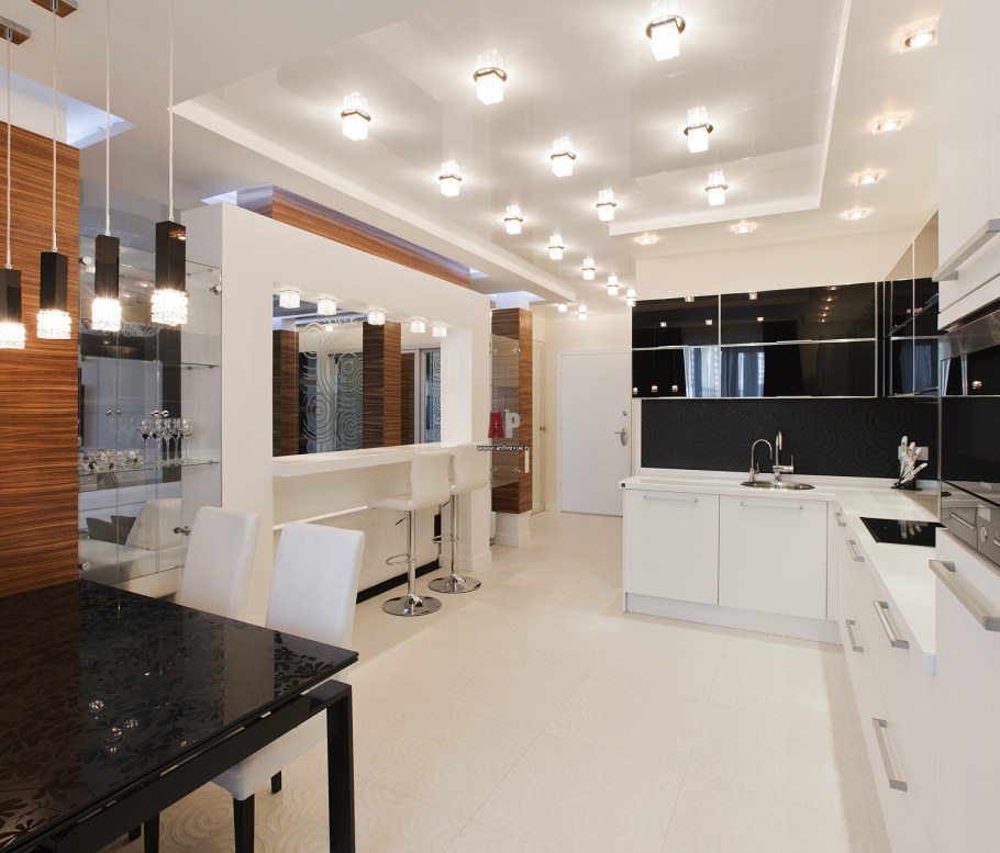 Интерьер гостинной 30 кв.м