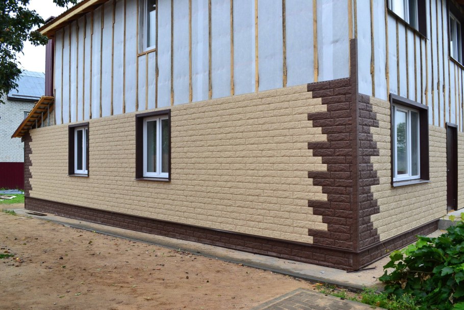 Дом обшитый сайдингом