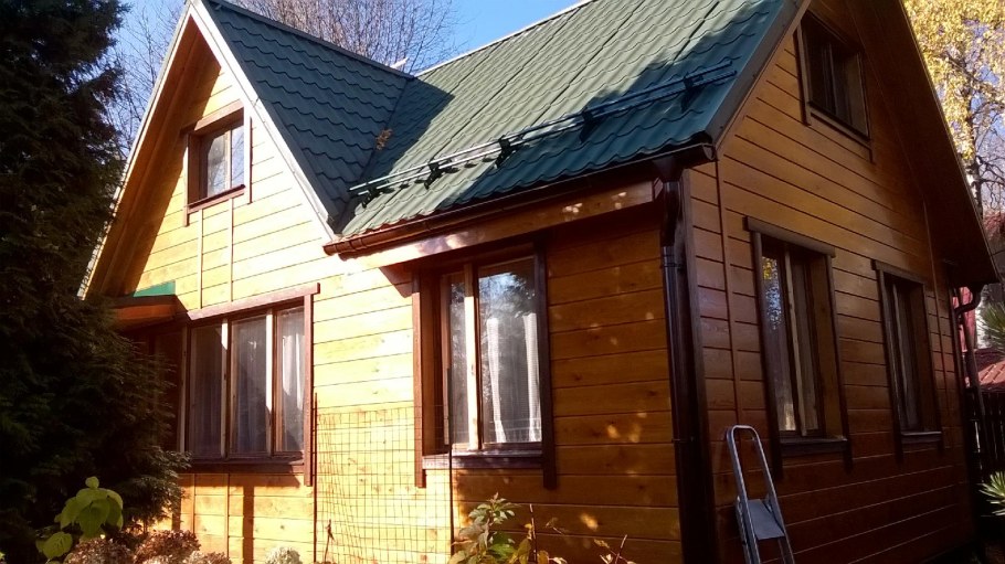 Обшивка дачи деревом снаружи