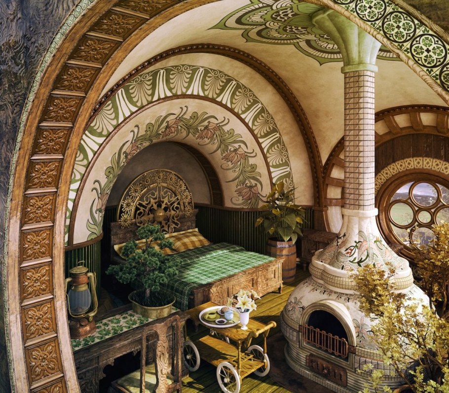 Хоббичья Нора интерьер
