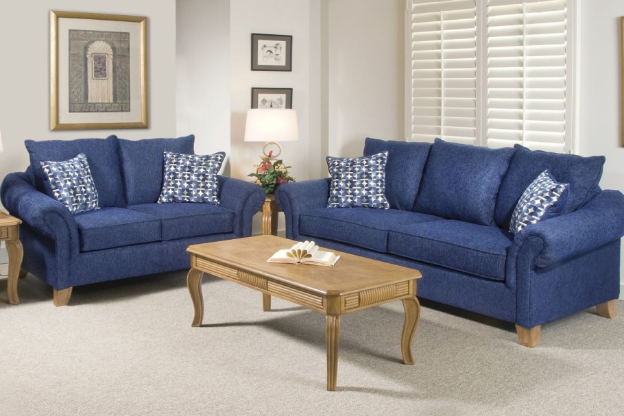 Синяя мебель в интерьере