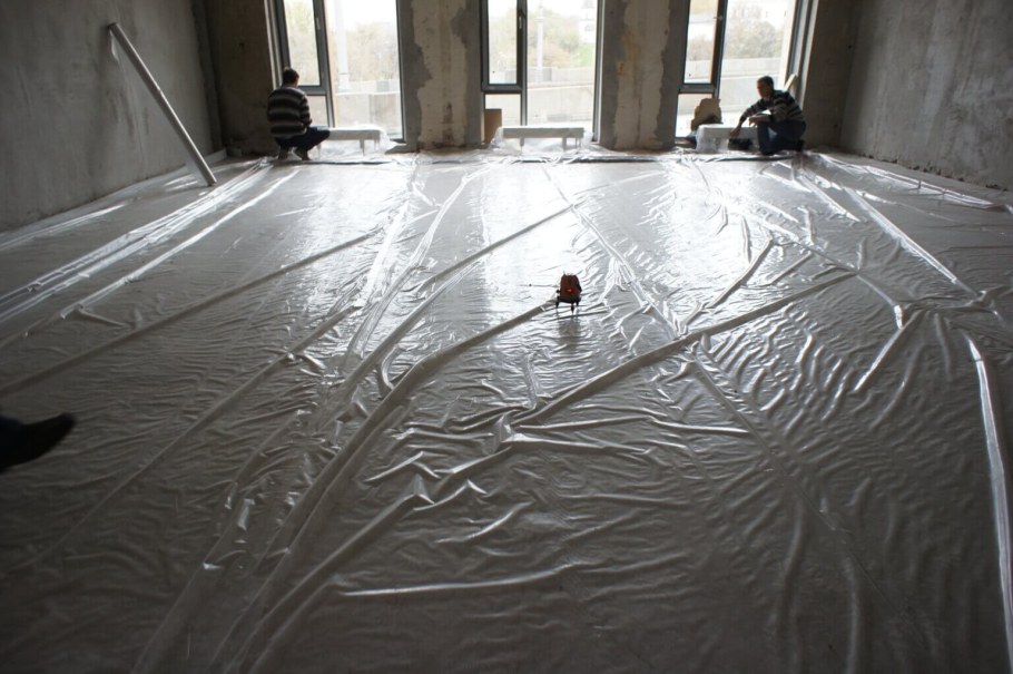 Крашенный наливной пол