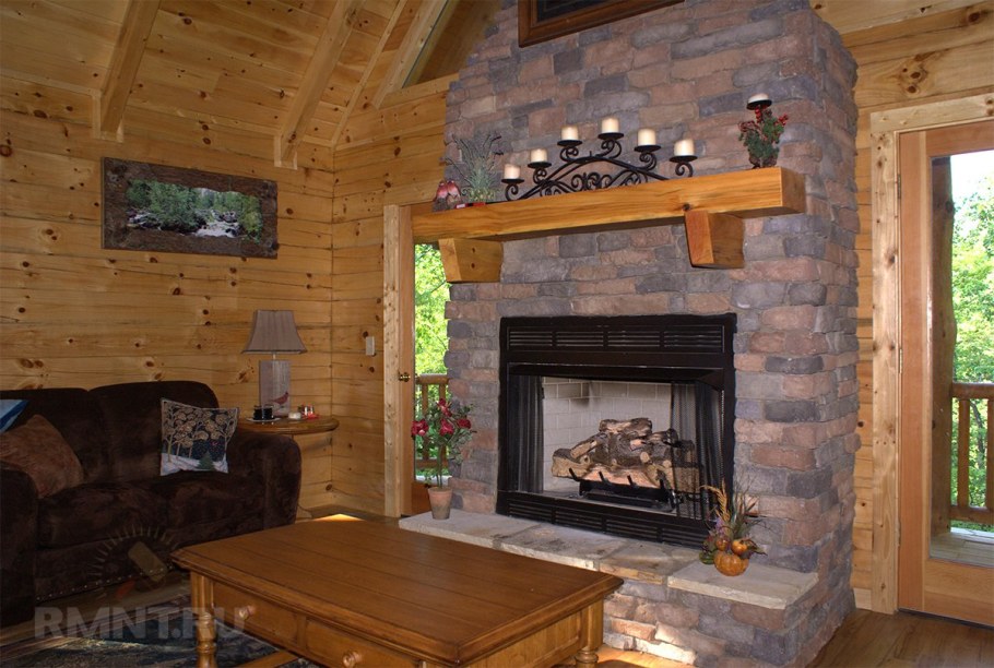 Камин на даче