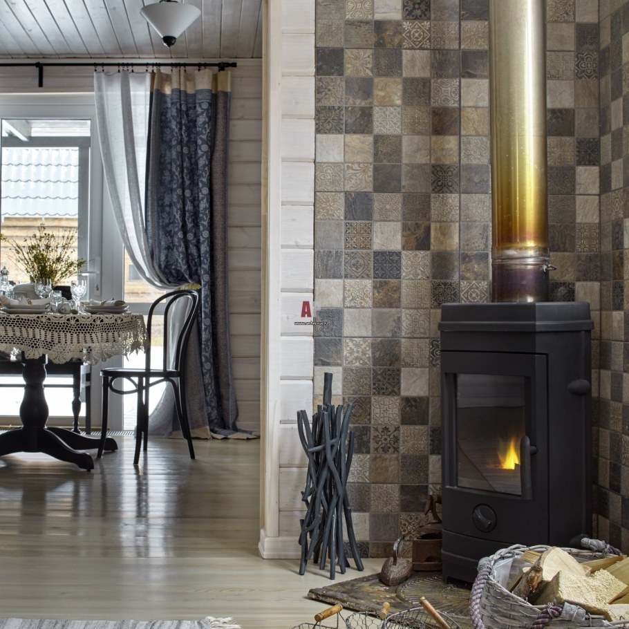 Гостиная в деревенском стиле