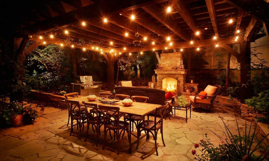 Декоративная подсветка ландшафта