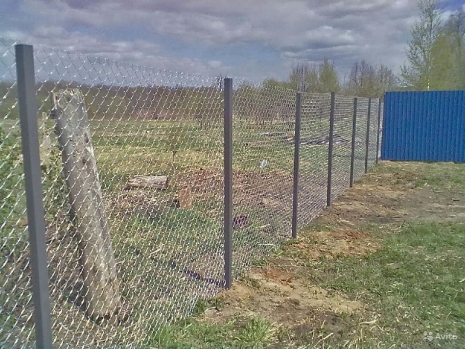 Красивый забор из сетки