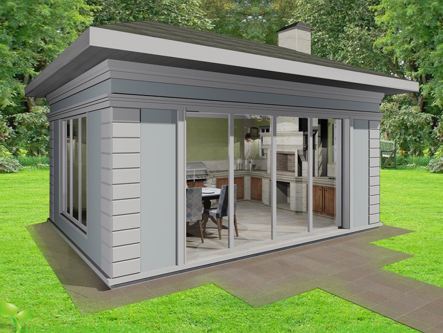 Терем беседки застекленные