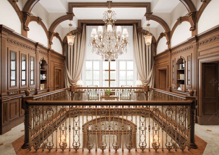 Терраса с балюстрадой