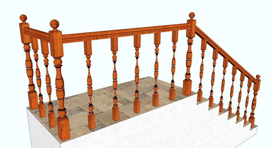 Каменные перила