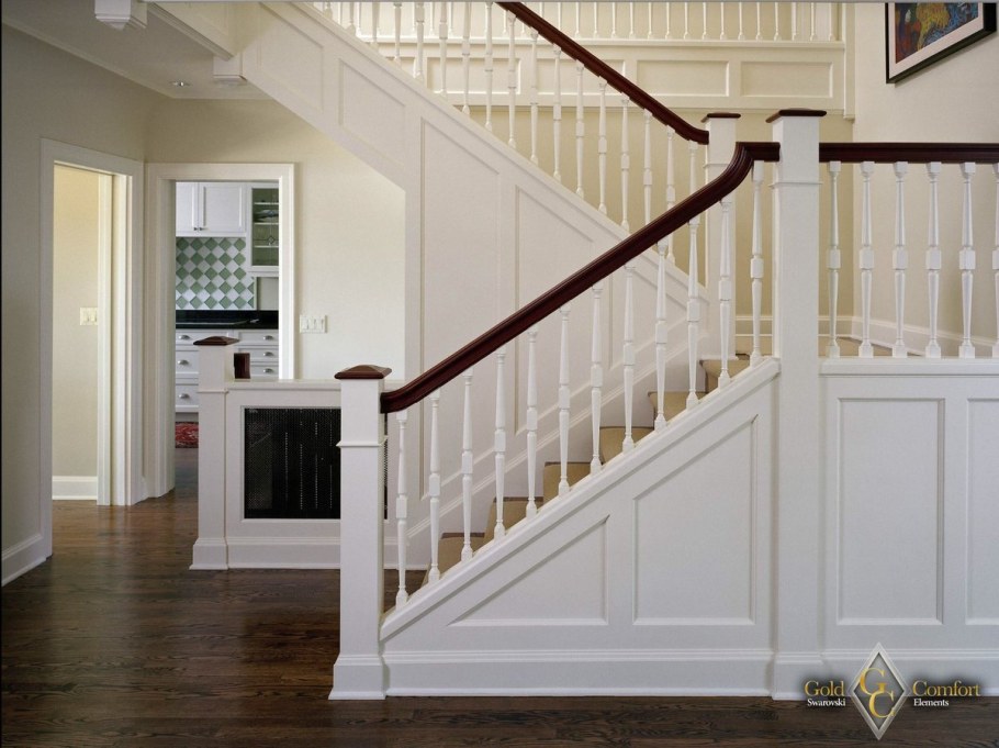 Деревянные ограждения для лестниц