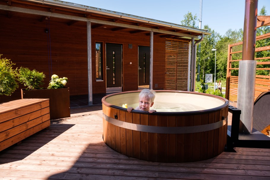 Купель деревянная уличная