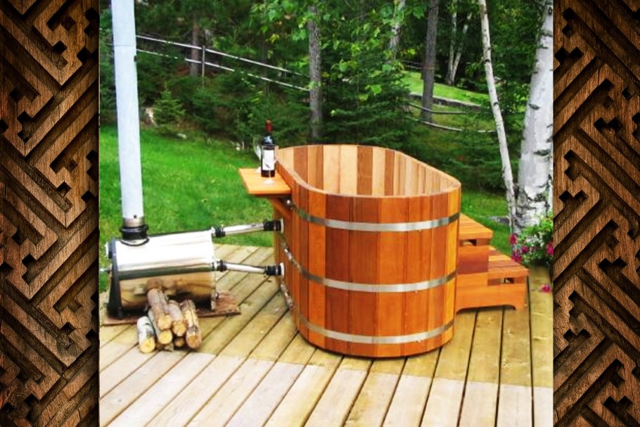 Баня бочка