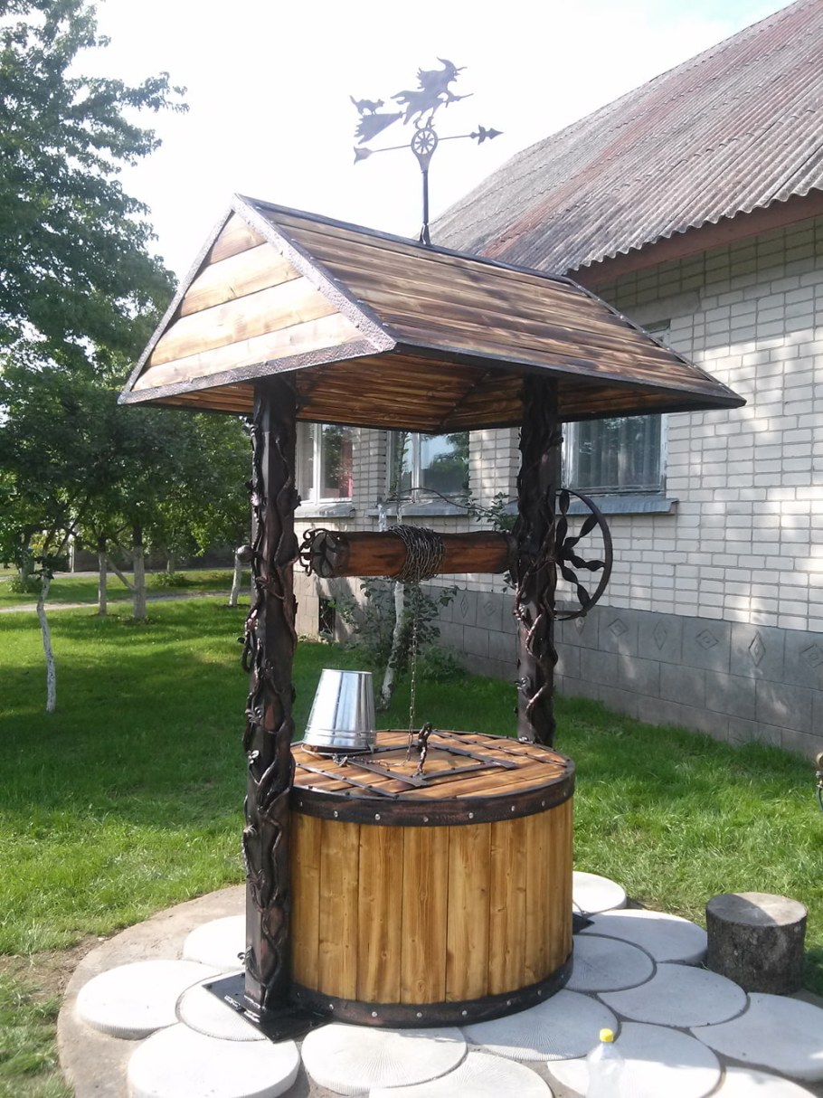 Колодец в стиле Кантри