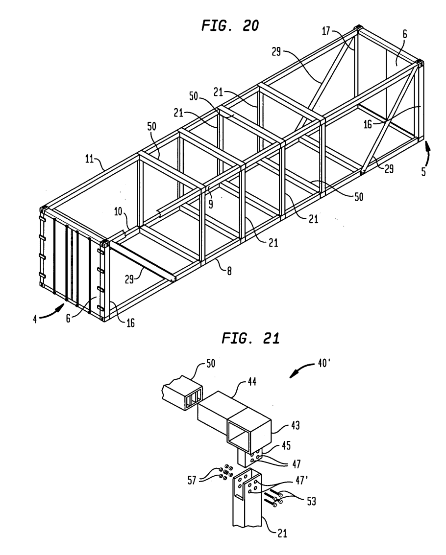 Конструкция морского контейнера 40 футов чертеж