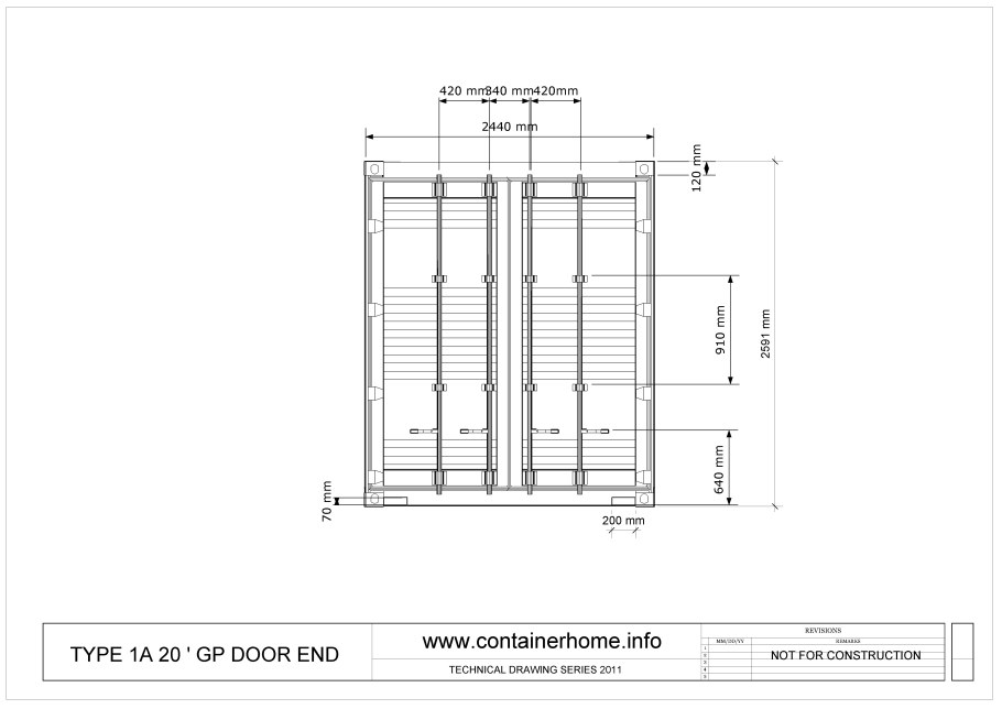 Контейнер 20gp габариты
