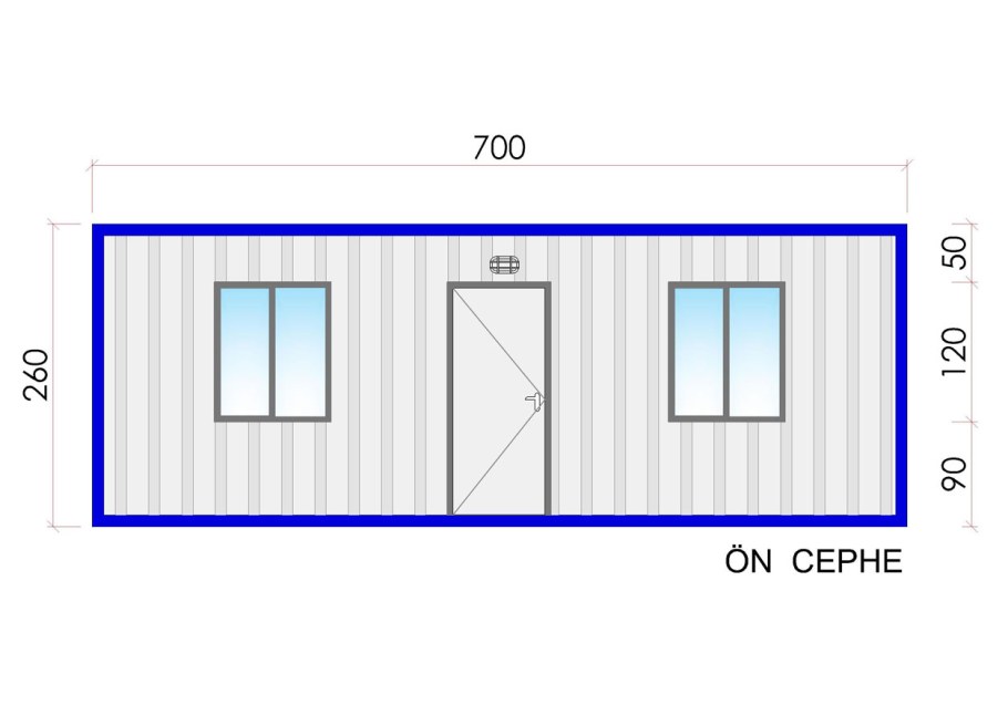 Бытовка из контейнера 20 футов чертежи