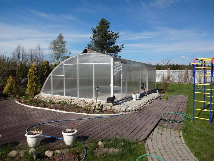 Теплица с бассейном проекты