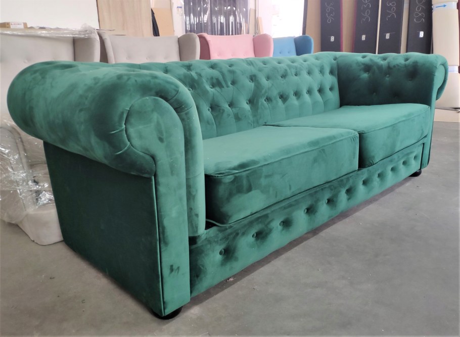 Диван Честерфилд бархатный