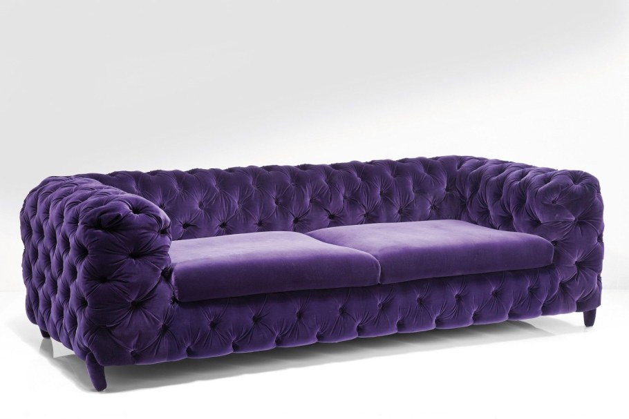 Диван Честер лавандовый