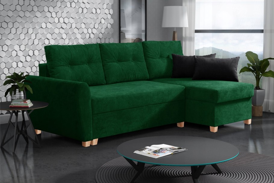 Селдон изумрудный диван