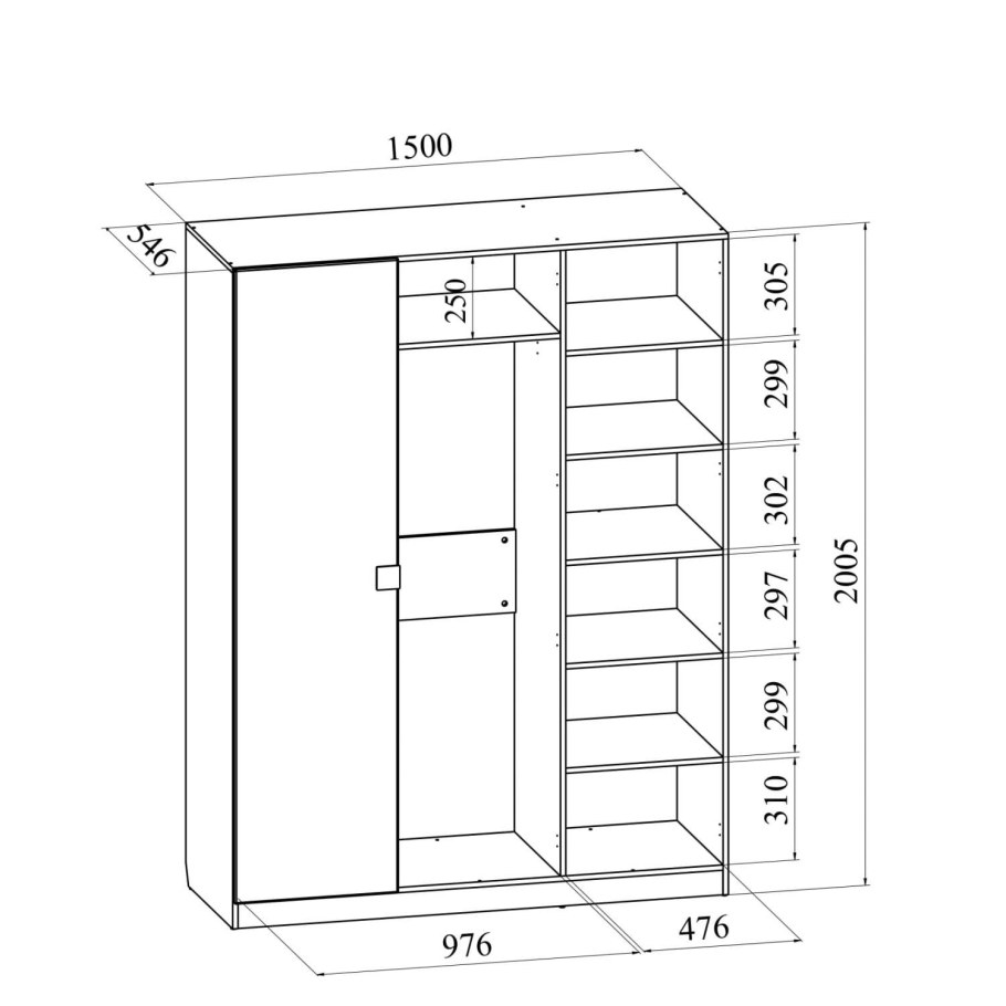 Шкаф Case от the idea