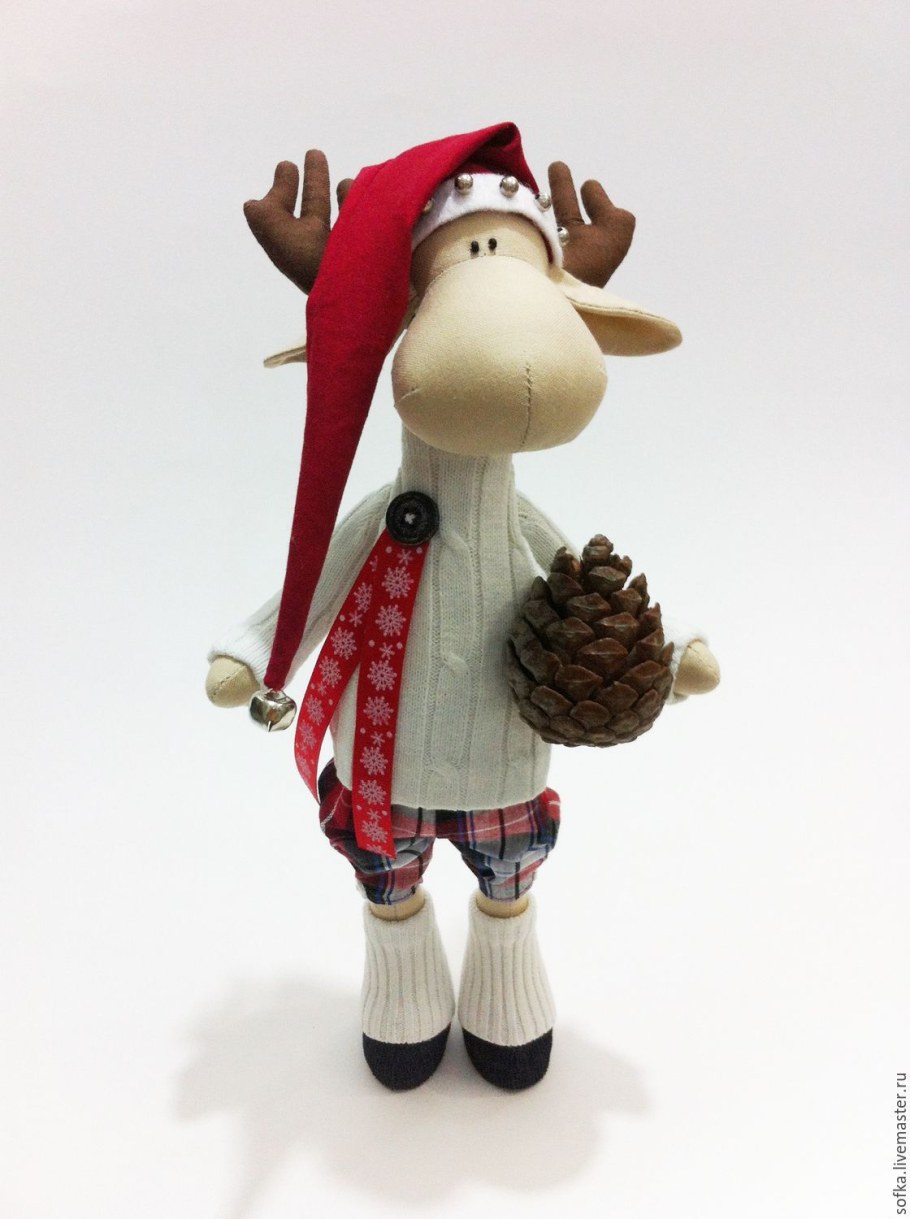 Текстильная игрушка Лось