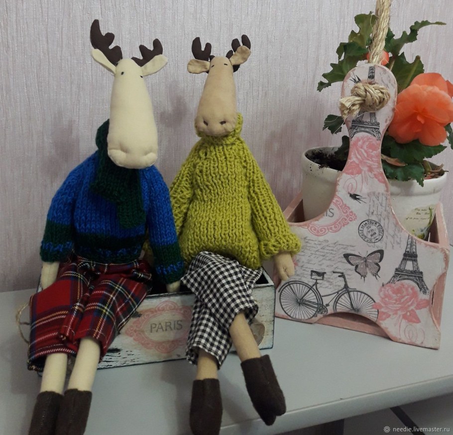 Игрушки Татьяны Коннэ корова