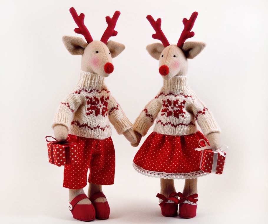 Плюшевый Лось игрушка сувенир