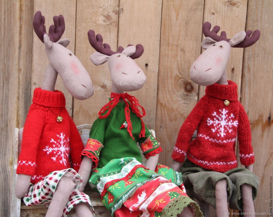 Новогодние интерьерные игрушки