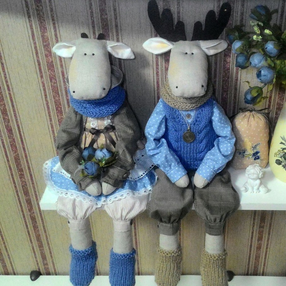 Новогодняя игрушка Лось