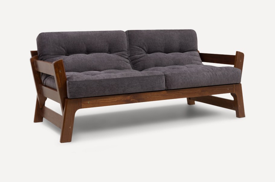 Деревянный диван