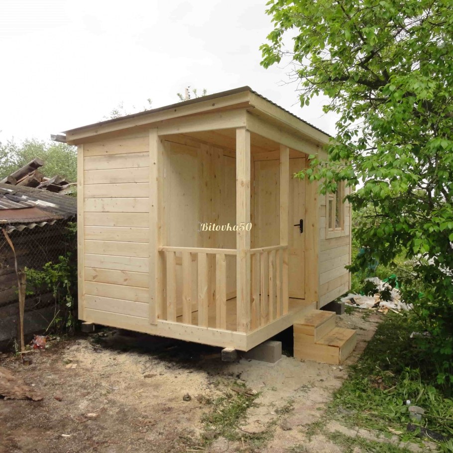 Планировка бытовки 9х2.4