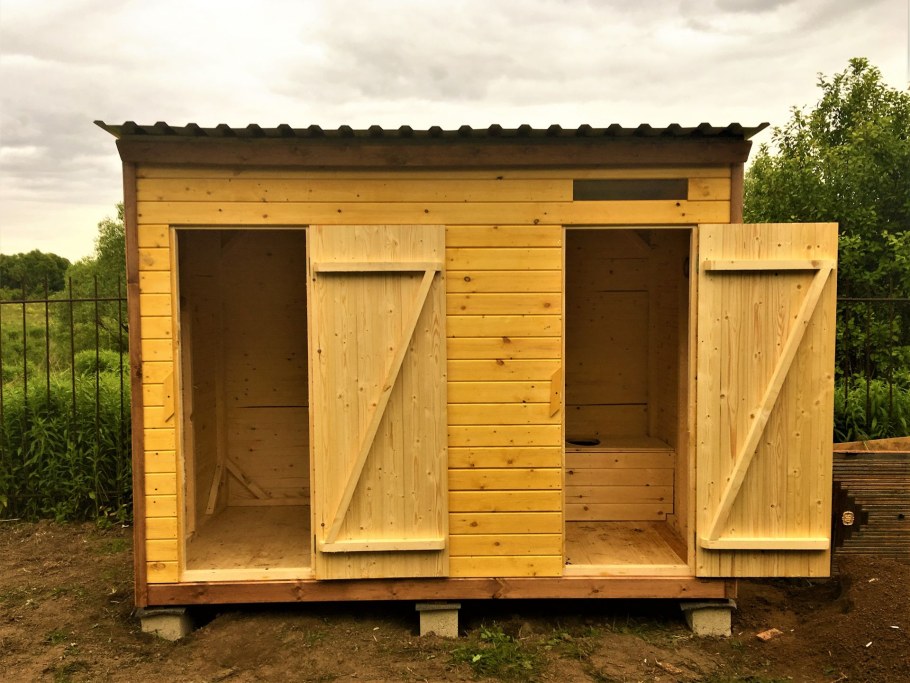 Хозблок 2х2 сборный щитовой