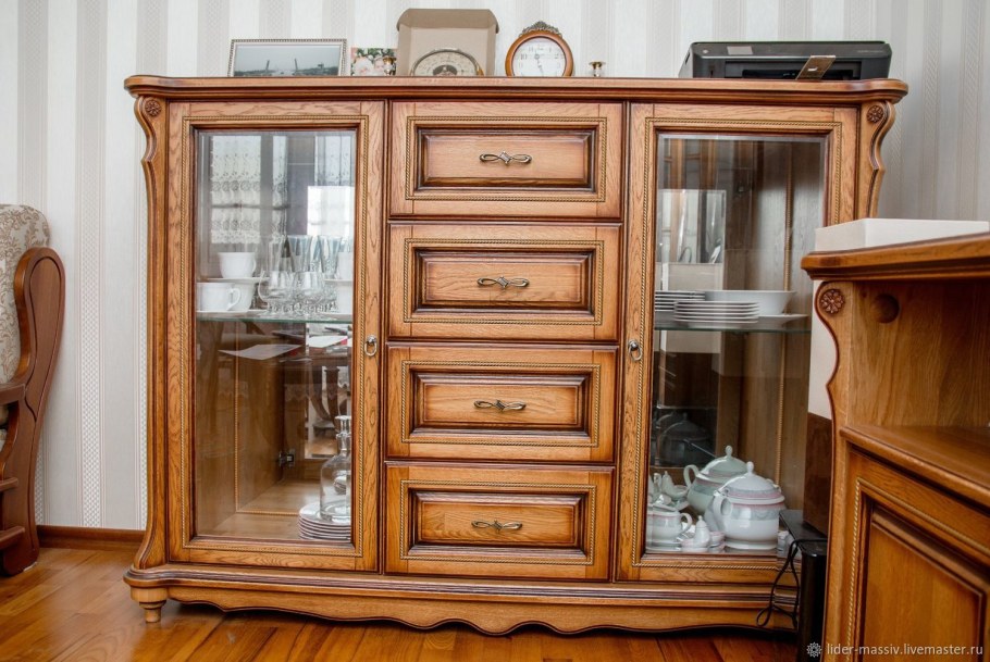 Буфет массив дуба Лидер массив