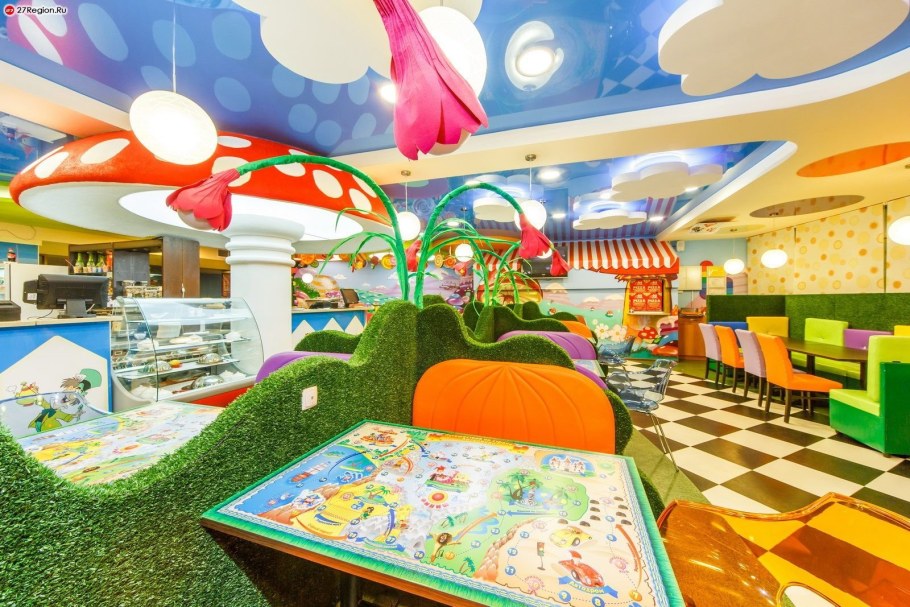 Интерьер детского кафе