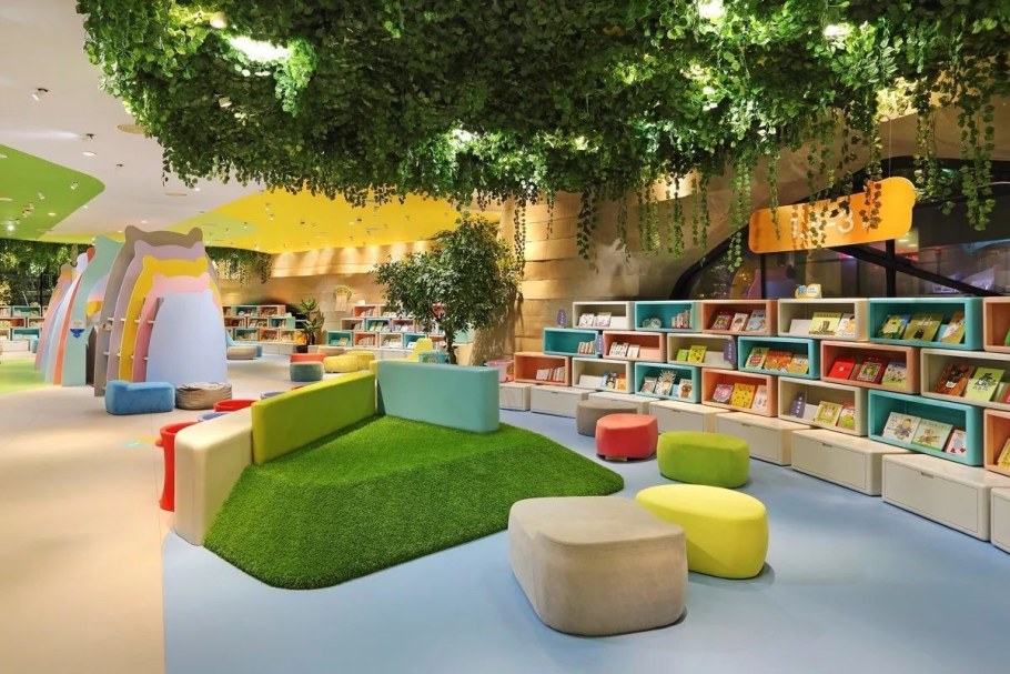 Детская зона отдыха в ТЦ