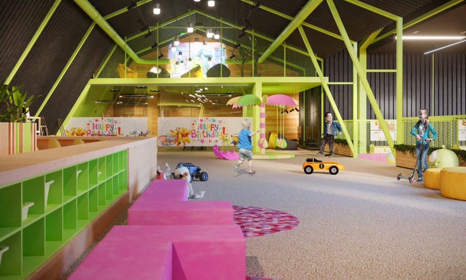 Интерьер развлекательного центра