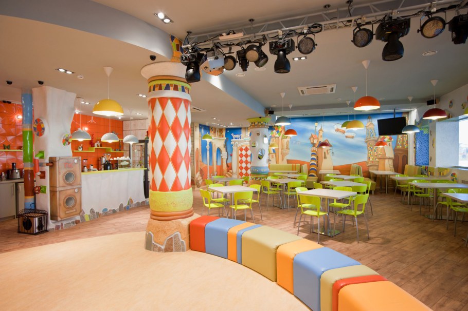 Детский развлекательный центр интерьер