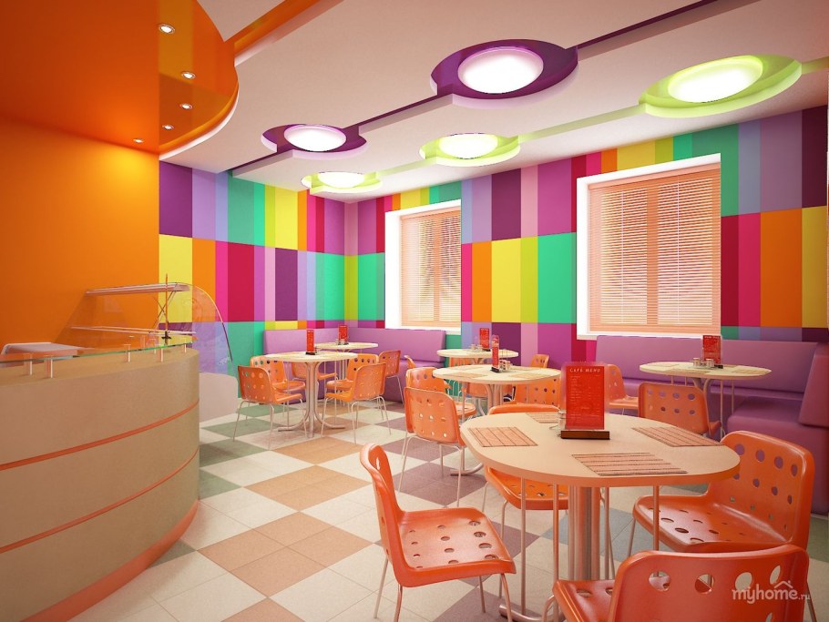 Интерьер детского кафе