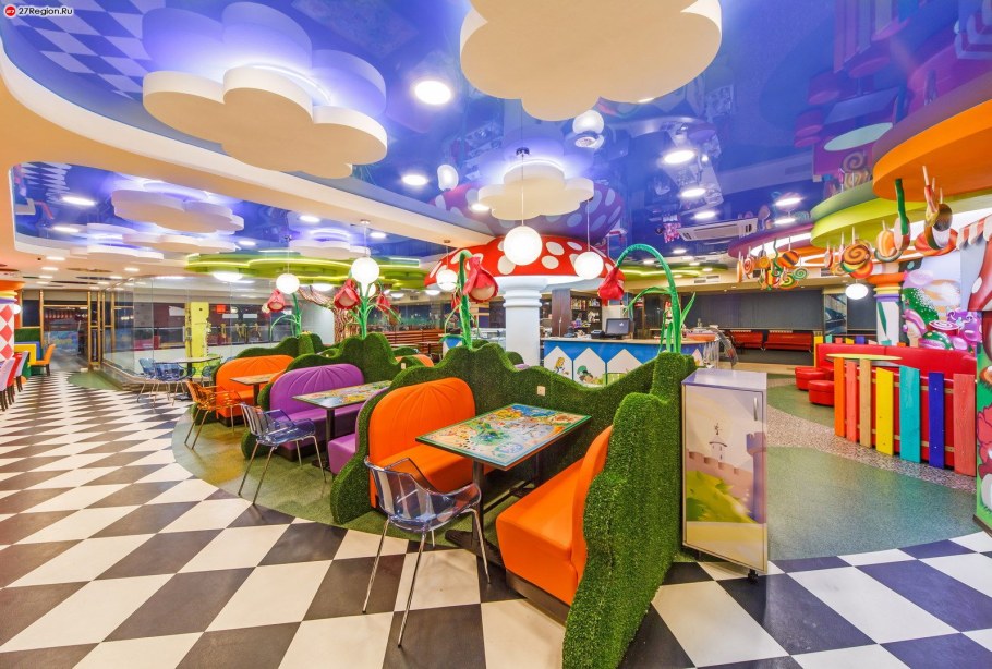 Детские развлечения в кафе