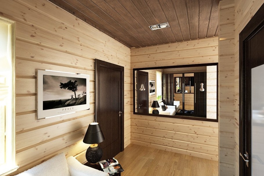 Кухня в деревянном доме