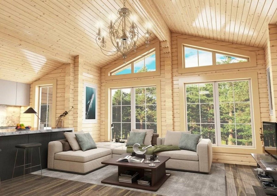 Клееная имитация бруса 270