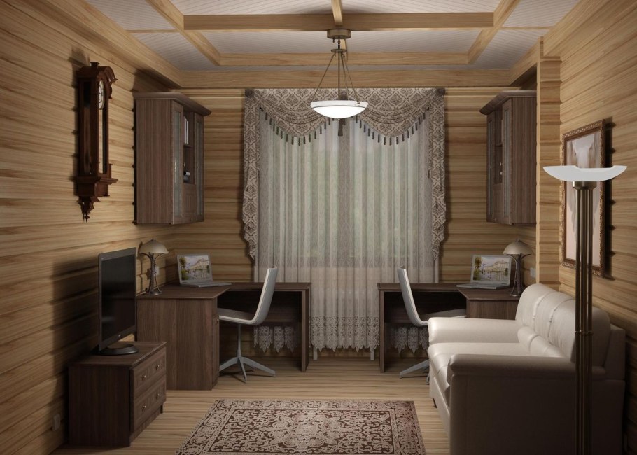 Клееный брус интерьер