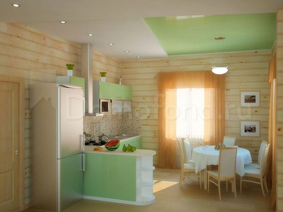 Имитация бруса (Вуд-Хаус) сосна двухкомнатная