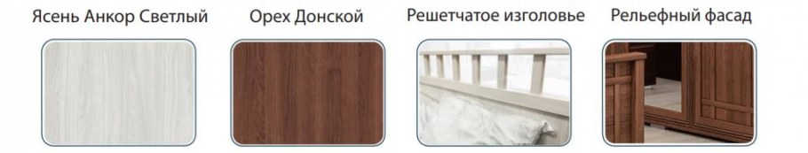 Комод Бьянка ясень Анкор